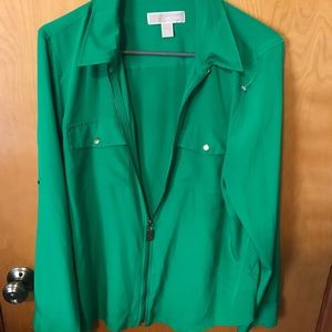 Michael Kors Zip Down Blouse